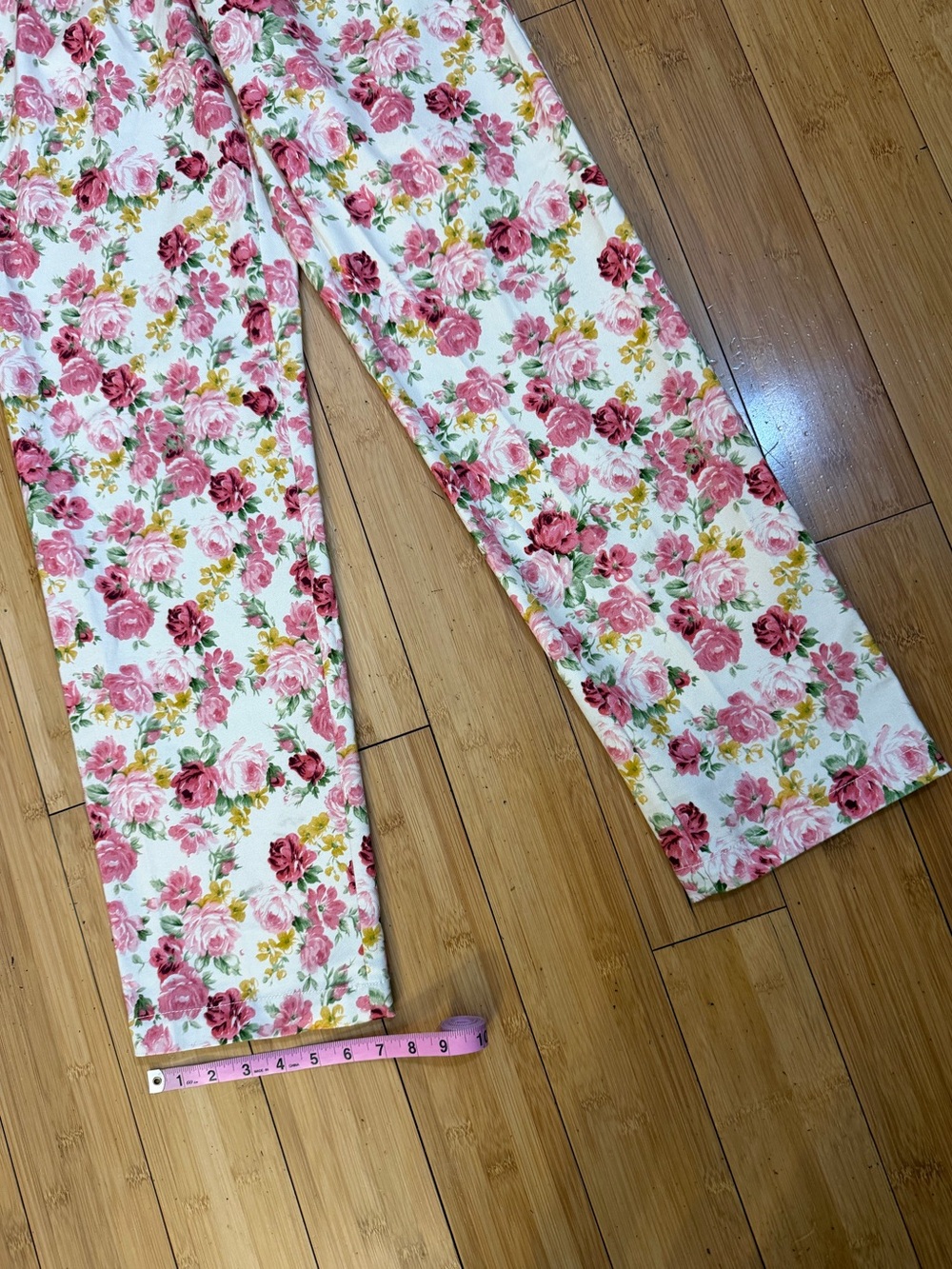 NWOT Teddy Fresh Floral Pleated Trouser Pants Size 27 - Picture 14 of 15